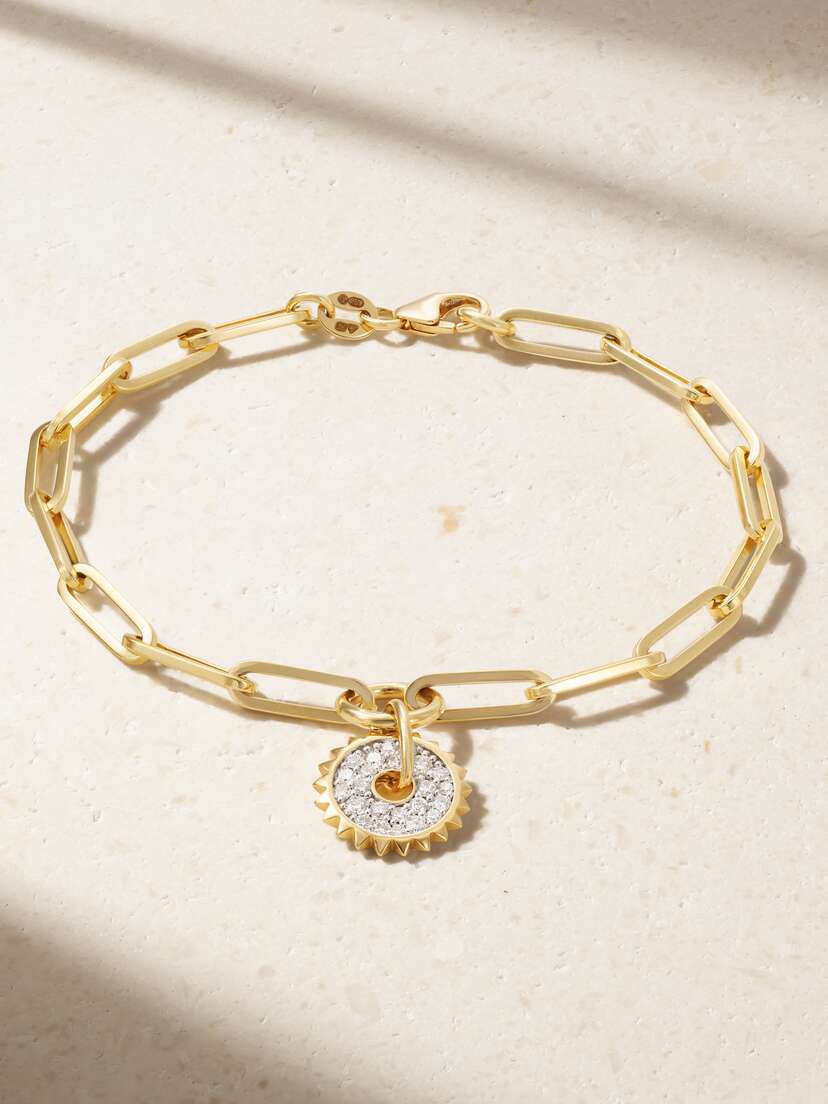Foundrae 18-karat Gold Diamond Bracelet