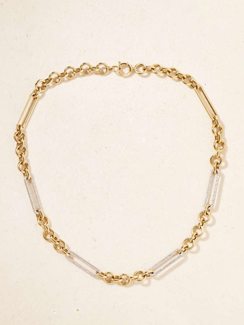 Foundrae 18-karat Gold Diamond Necklace