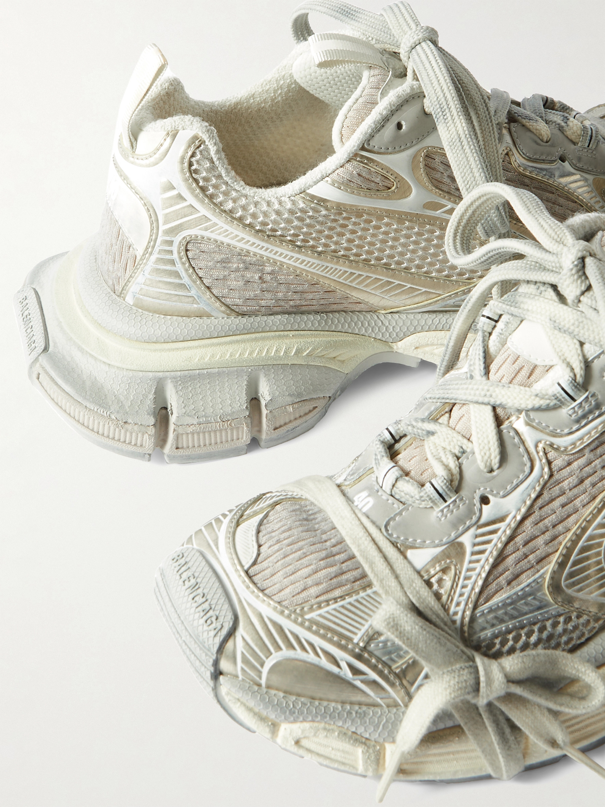 Balenciaga 3XL mesh and rubber sneakers Plush