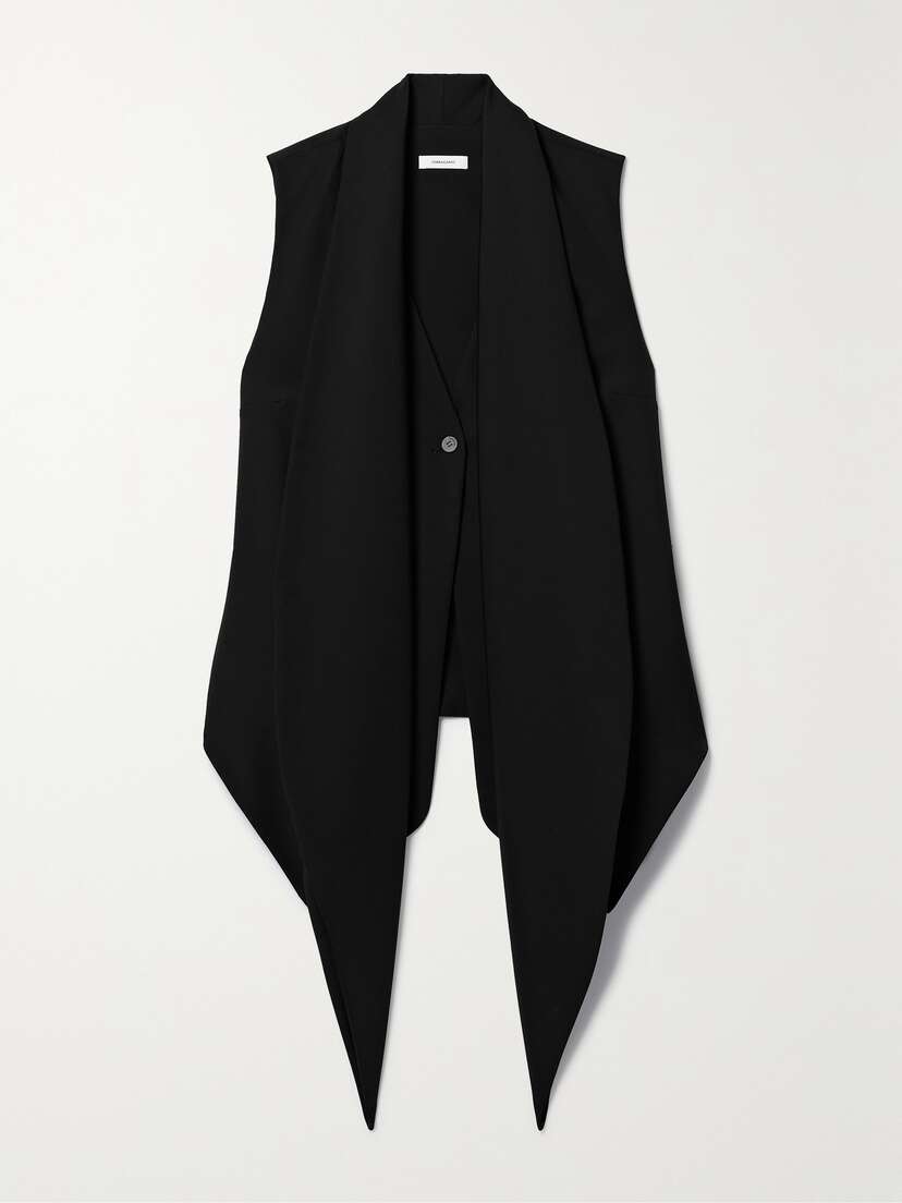 Ferragamo Draped Wool Vest