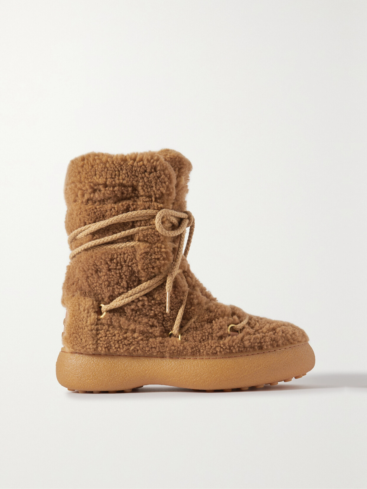 Tod's Winter Gommini Shearling Ankle Boots - Neutrals