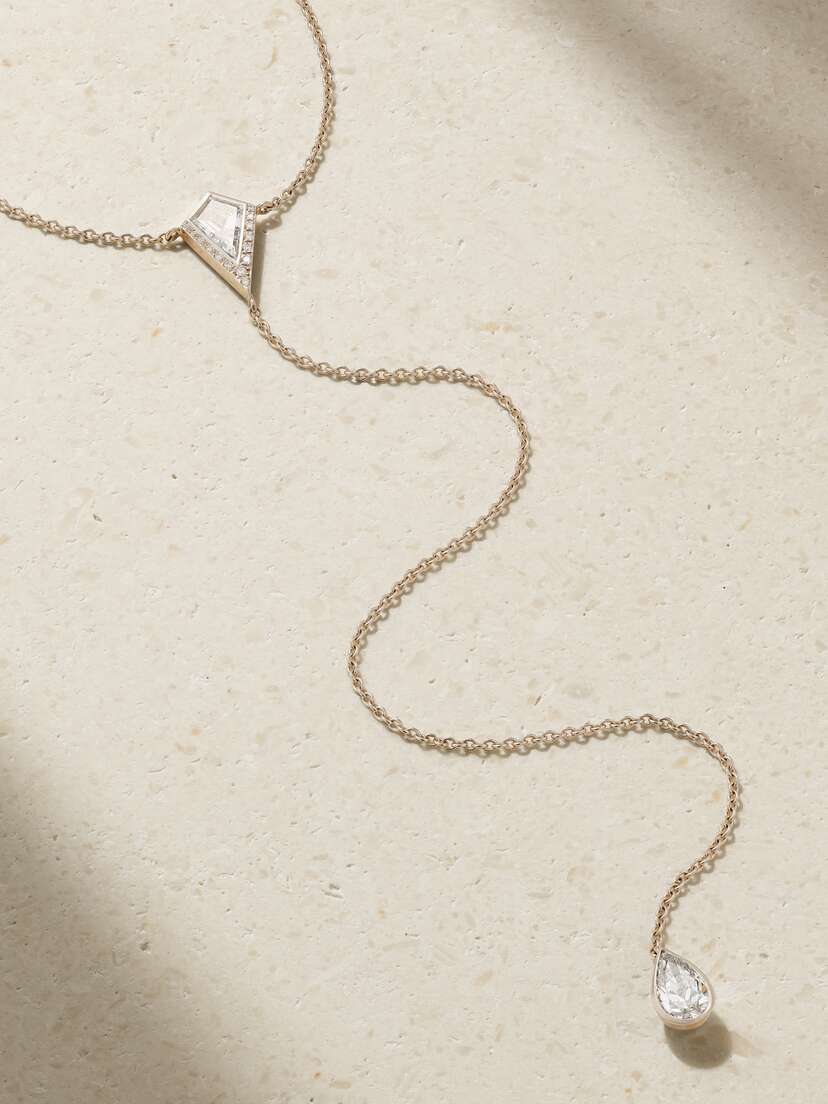 Diane Kordas 18-karat White Gold Diamond Necklace