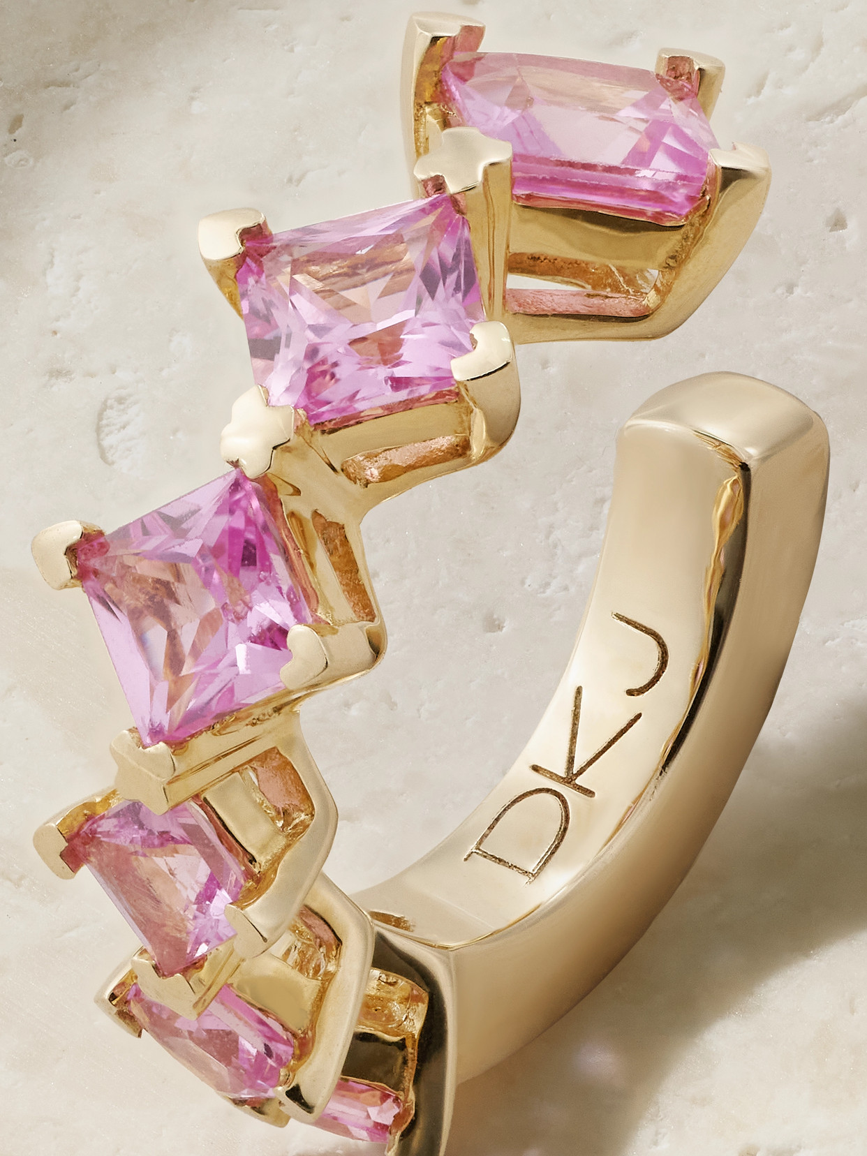 Diane Kordas 14-karat Gold Sapphire Ear Cuff In Gold