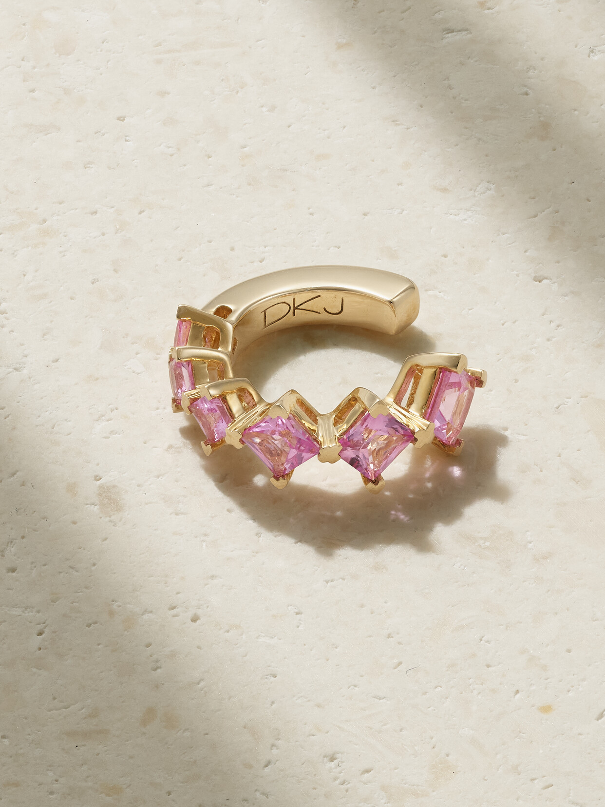 Diane Kordas - 14-karat Gold Sapphire Ear Cuff - one size