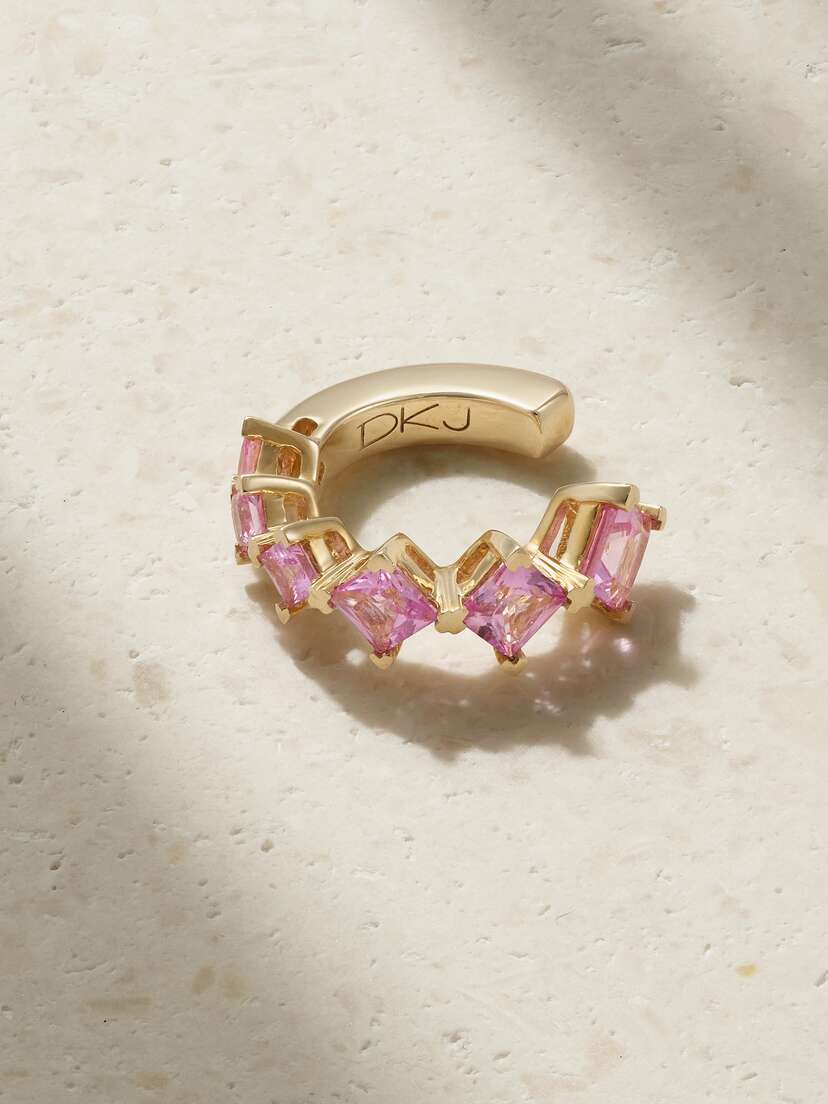 Diane Kordas 14-karat Gold Sapphire Ear Cuff