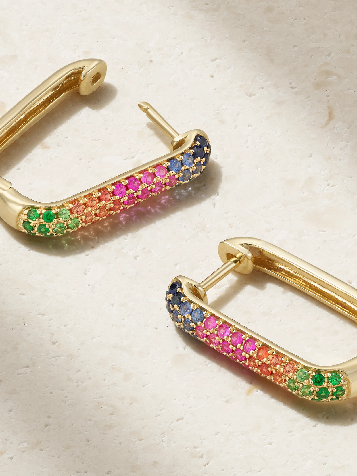 Roxanne First 14-karat Gold Sapphire Earrings In Multi
