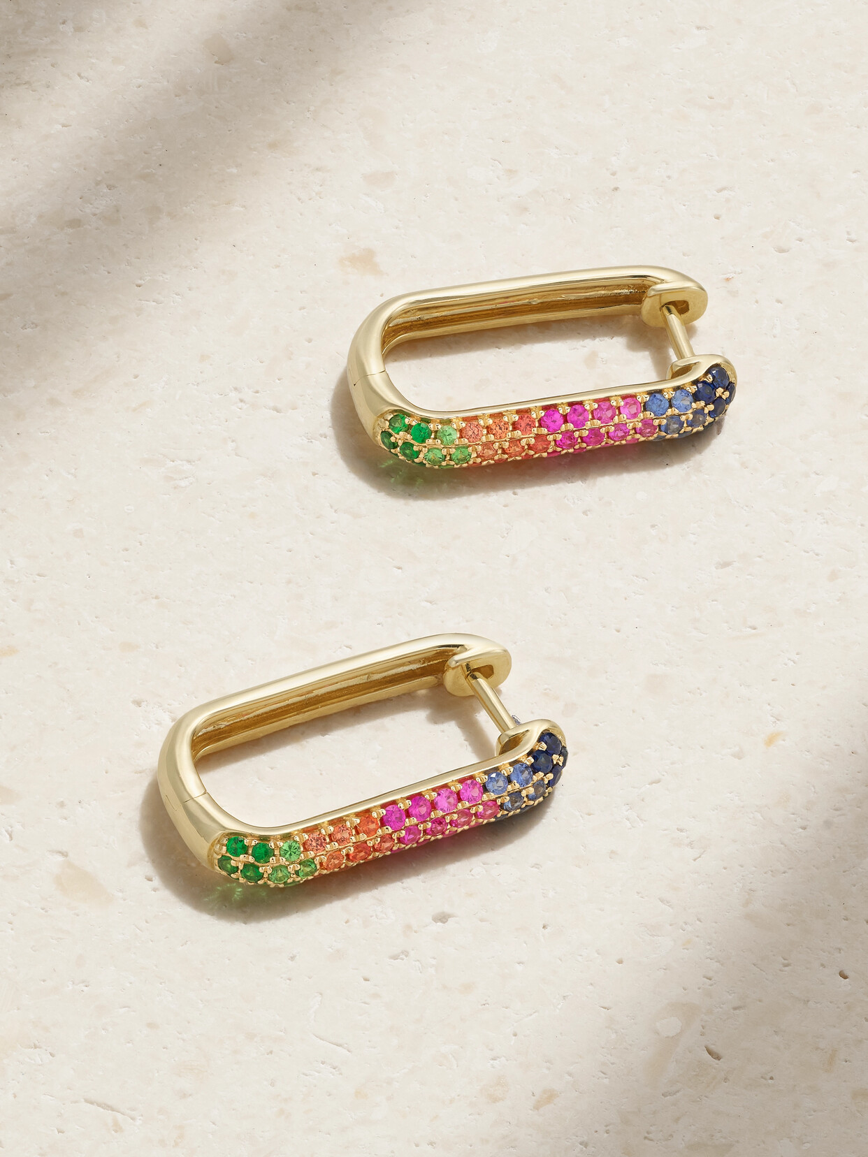 Roxanne First 14-karat Gold Sapphire Earrings In Multi
