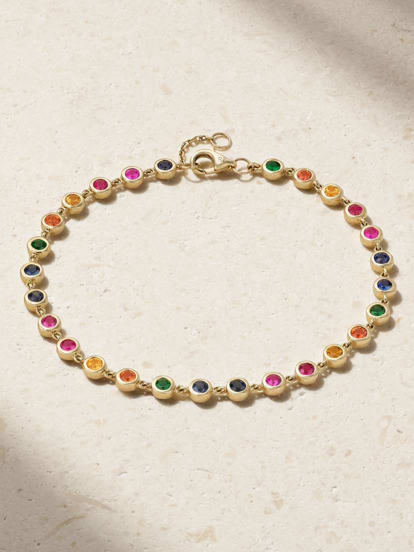 Roxanne First 14-karat Gold Sapphire Bracelet