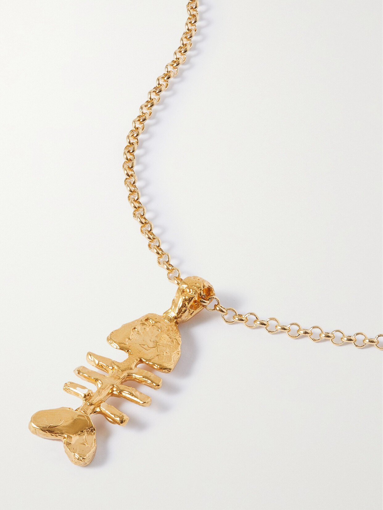 Shop Alighieri The Silhouette Of Summer Gold-plated Necklace