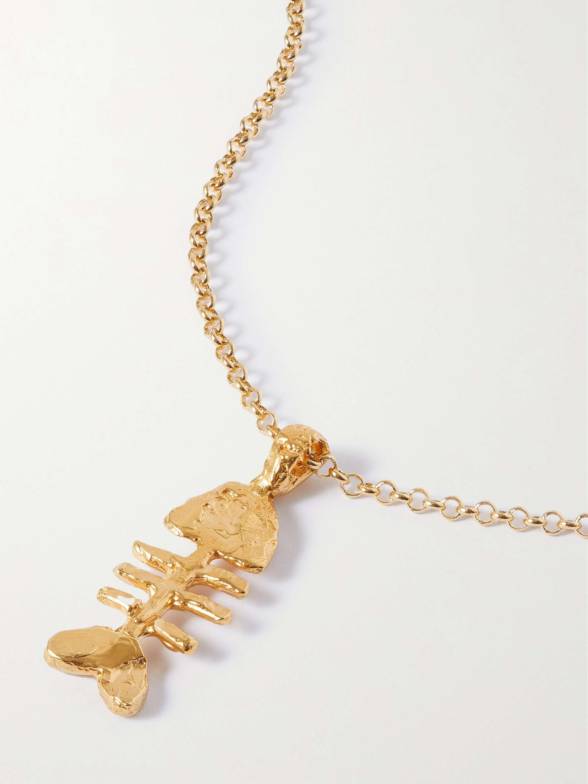 ALIGHIERI NET SUSTAIN The Silhouette of Summer gold plated necklace NET A PORTER