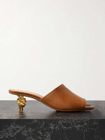 Bottega Veneta Knot leather mules