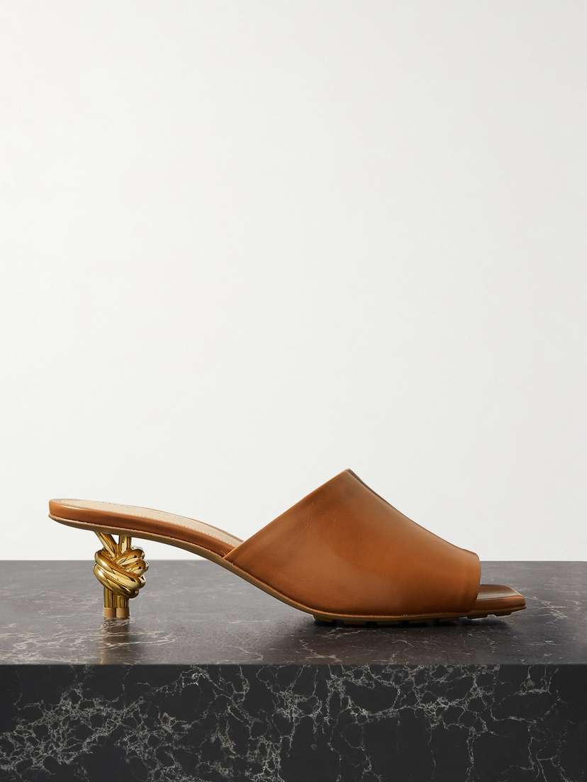 Bottega Veneta Knot Leather Mules