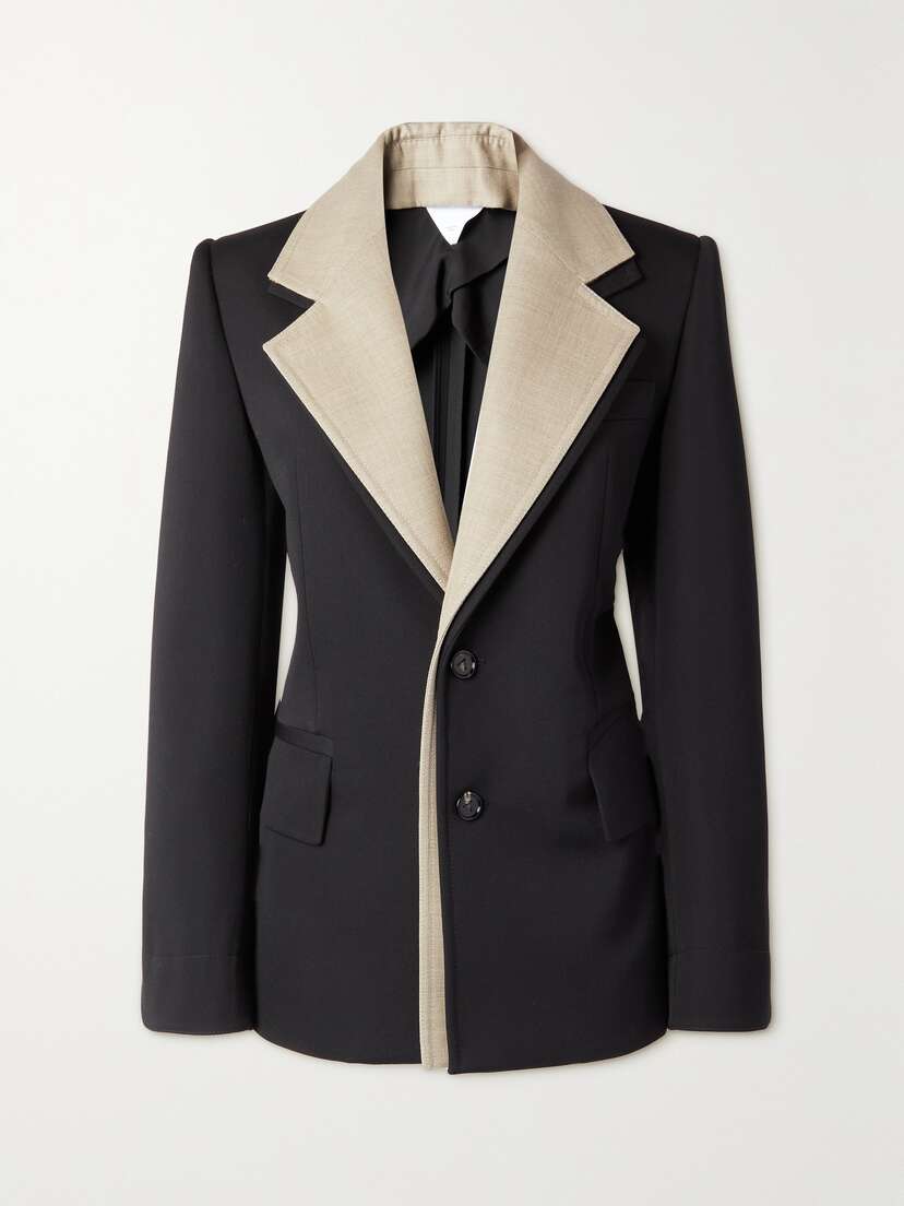 Bottega Veneta Layered Wool Blazer