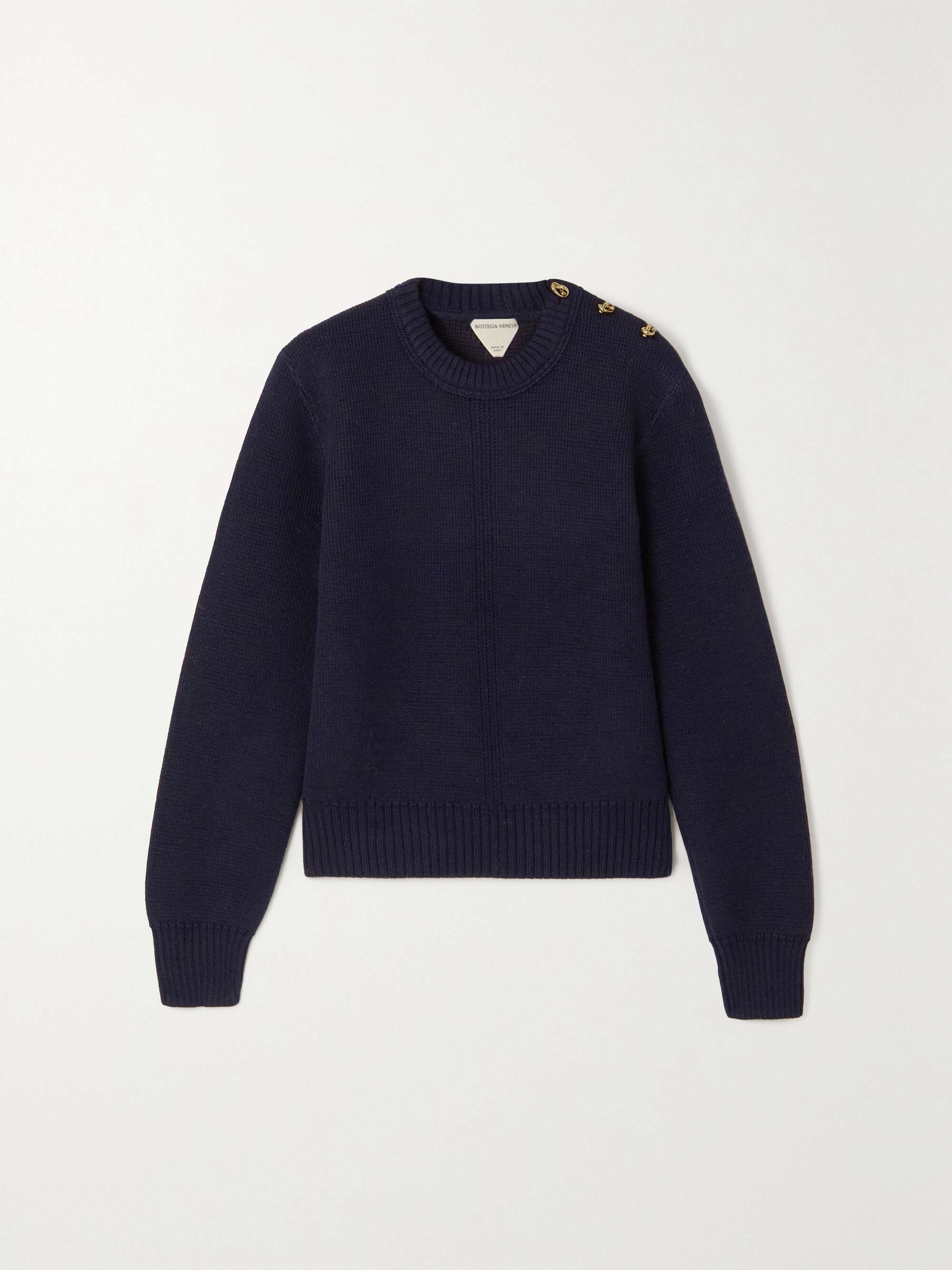 BOTTEGA VENETA Ribbed-knit wool sweater | NET-A-PORTER