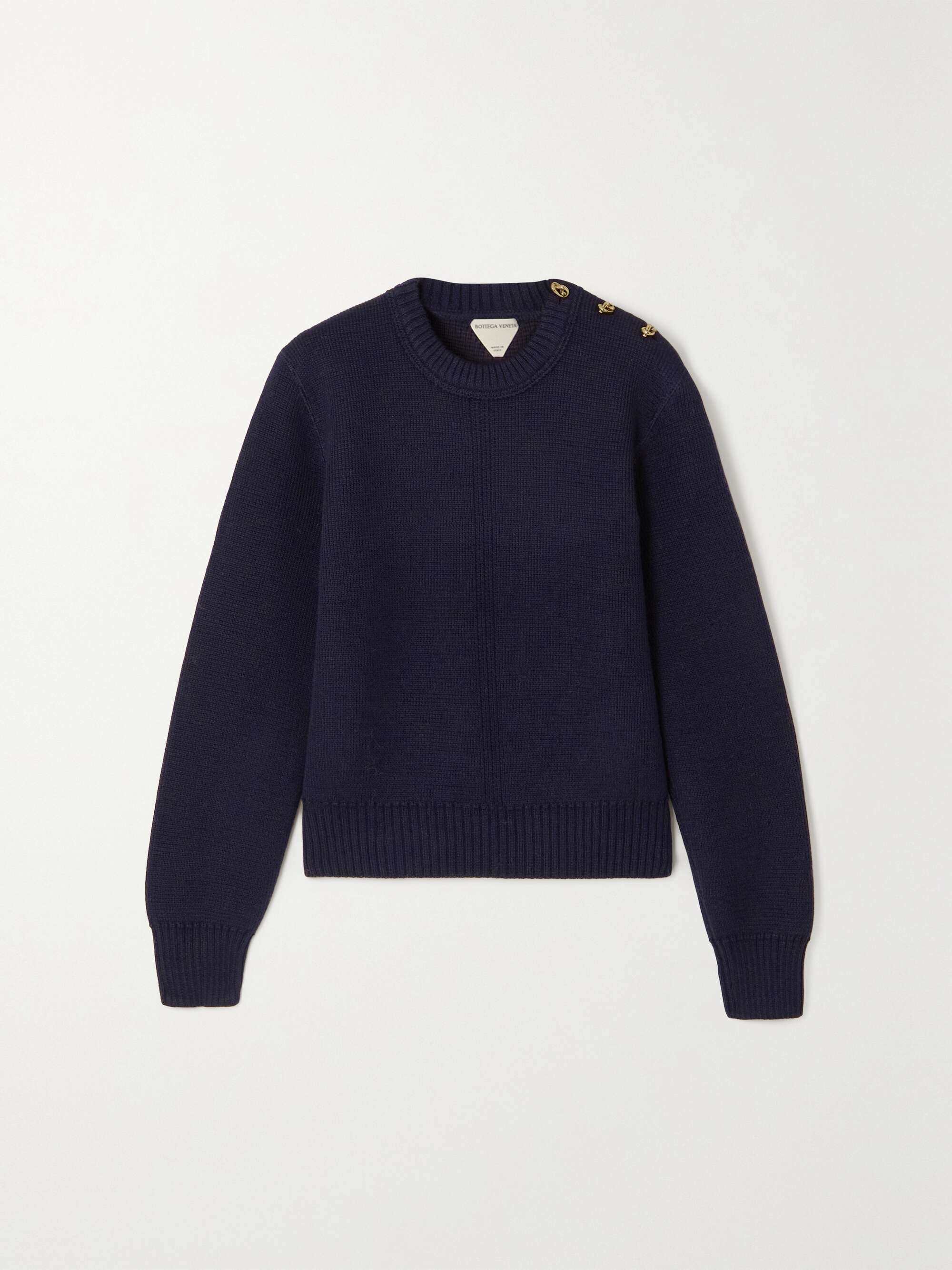BOTTEGA VENETA Ribbed-knit wool sweater | NET-A-PORTER BOTTEGA VENETA Ribbed-knit wool sweater | NET-A-PORTER