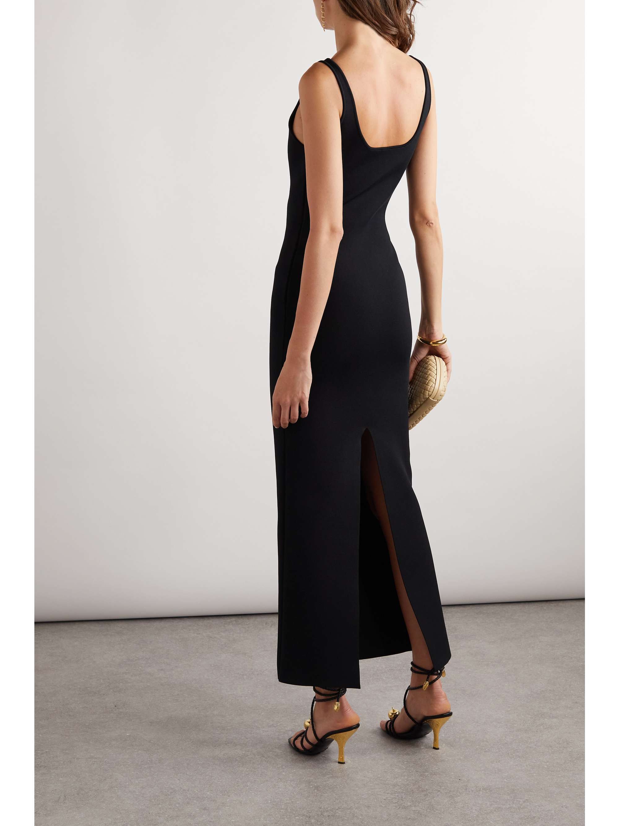 BOTTEGA Ribbedknit maxi dress NETAPORTER