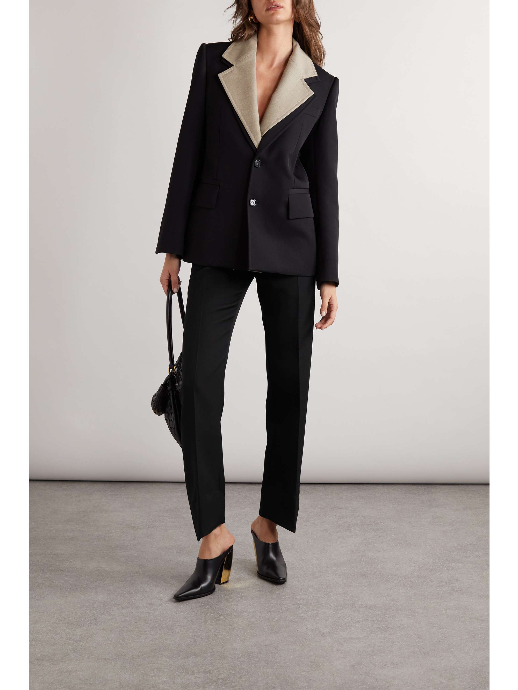 BOTTEGA VENETA Straight-leg wool pants | NET-A-PORTER