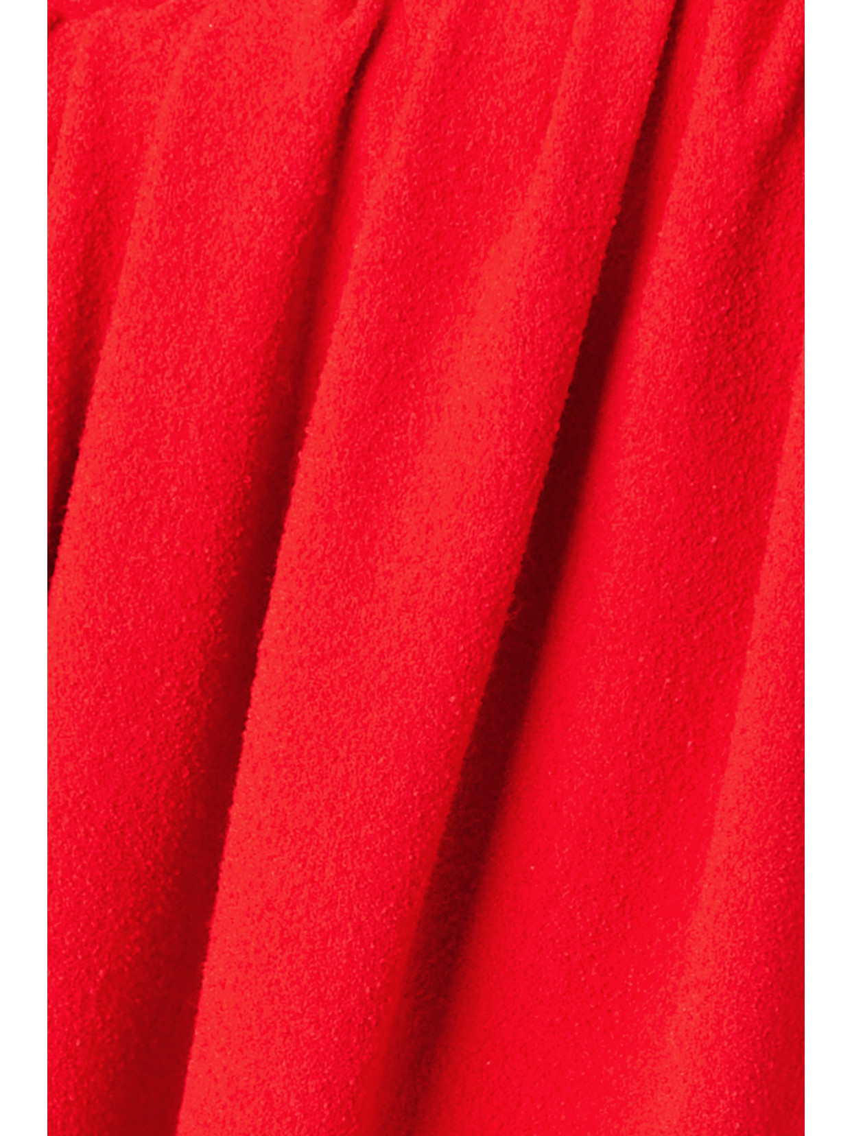 Shop Bottega Veneta Gathered Bouclé Maxi Dress In Red