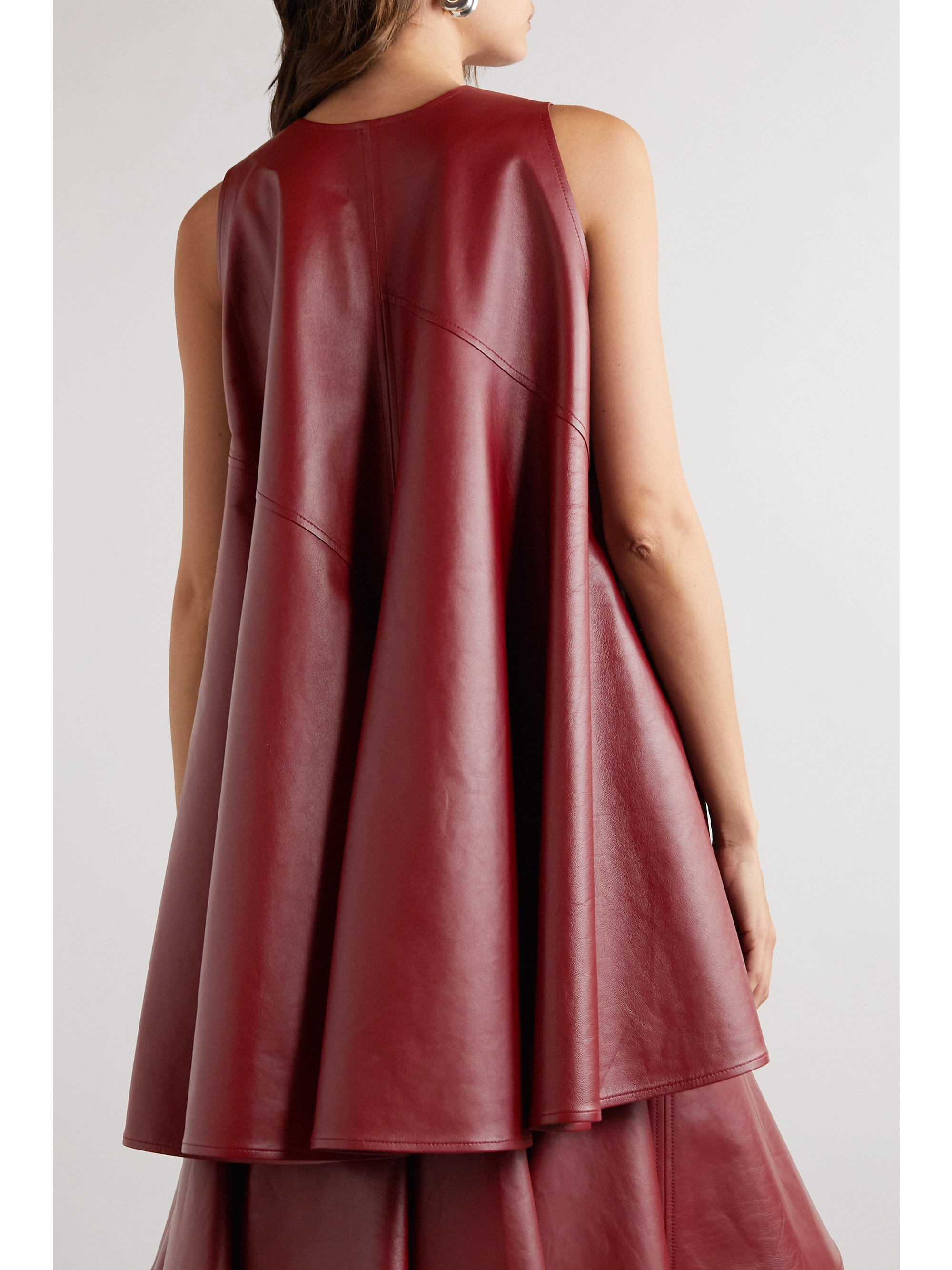 Bottega Veneta - Paneled leather dress | Plush Bottega Veneta - Paneled leather dress | Plush