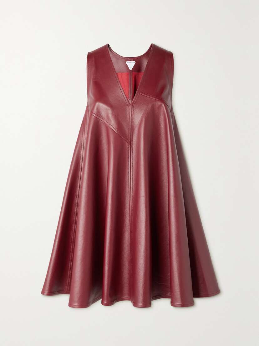 Bottega Veneta Paneled Leather Dress