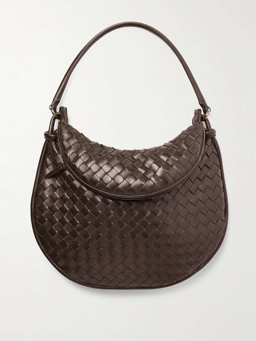 Bottega Veneta Gemelli Large Intrecciato Leather Shoulder Bag