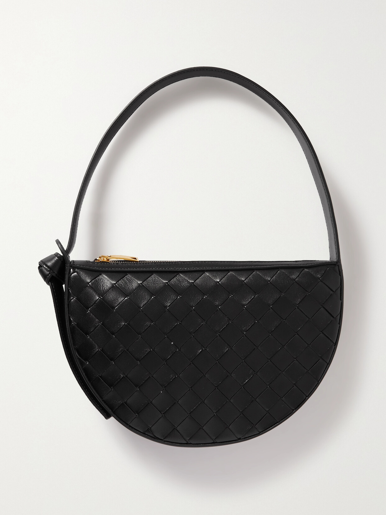 Bottega Veneta Mini Increcciato Leather Shoulder Bag
