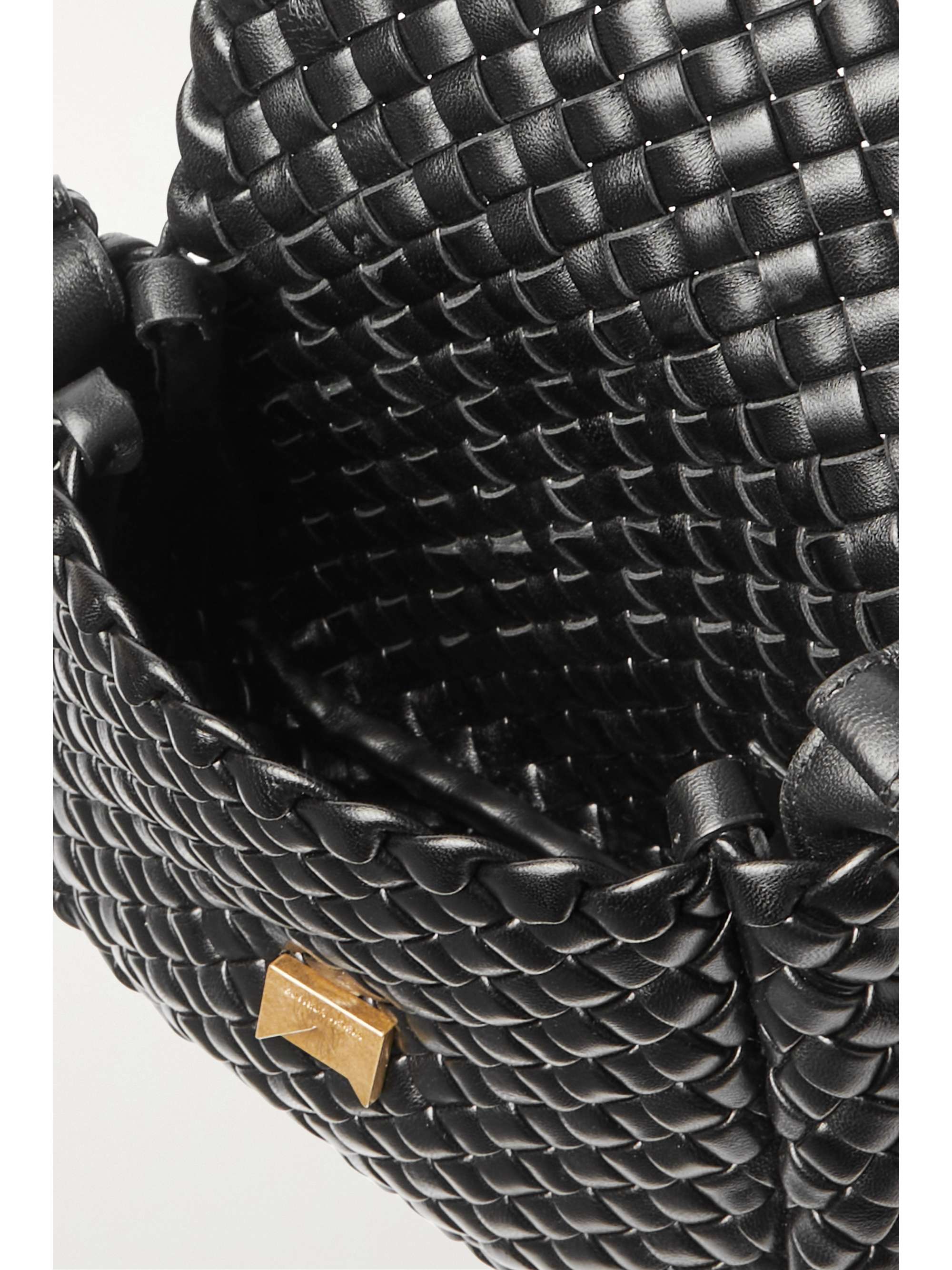 Bottega Veneta Nodini Intrecciato Leather Shoulder Bag, $1,650, NET-A-PORTER.COM