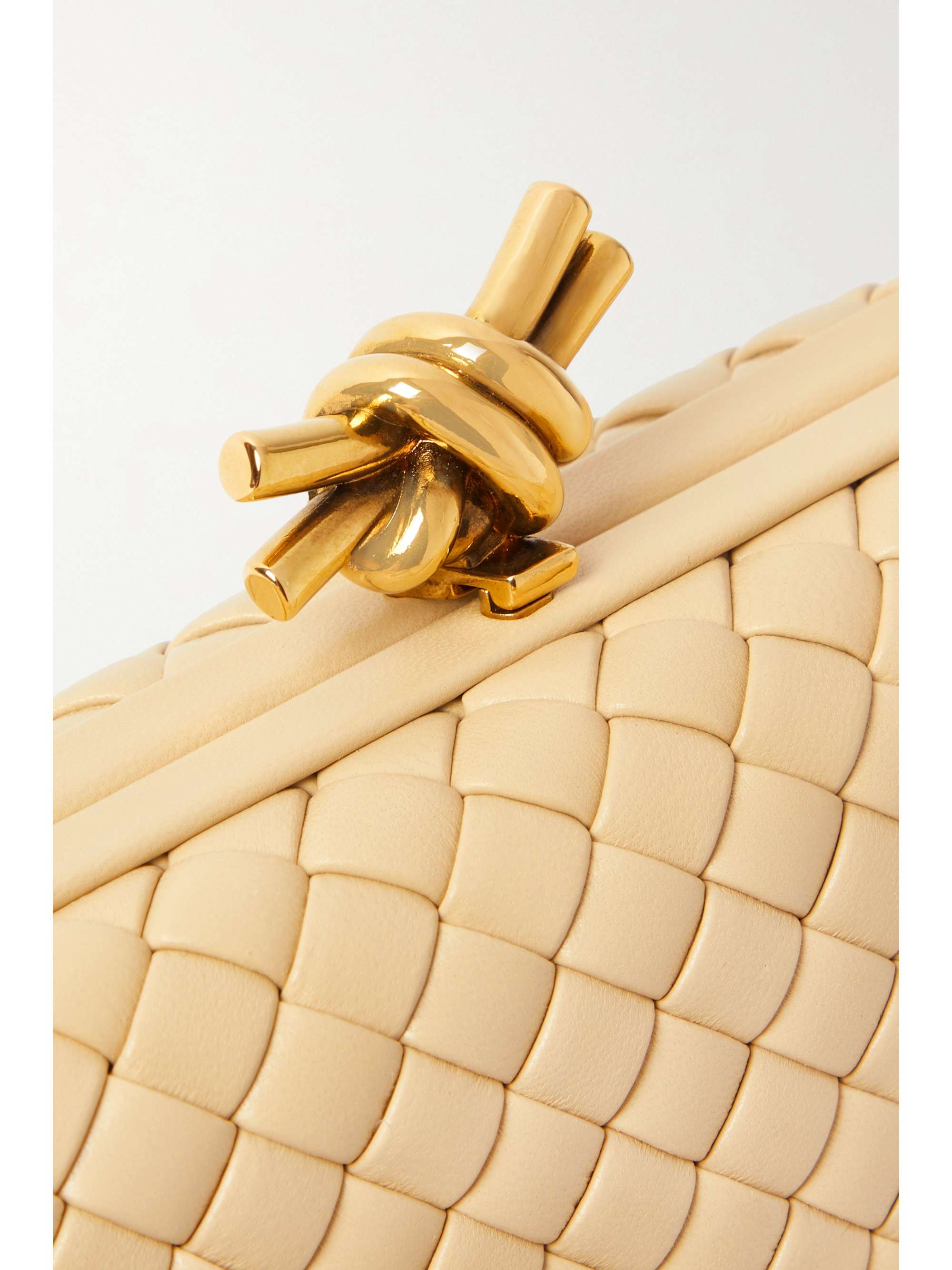 BOTTEGA VENETA Padded intrecciato leather clutch