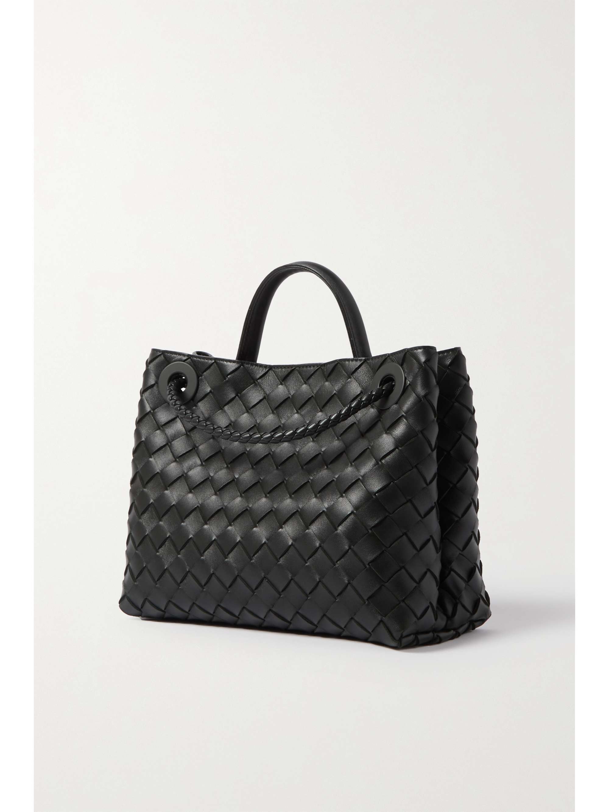 BOTTEGA VENETA Andiamo small intrecciato leather tote | NET-A-PORTER