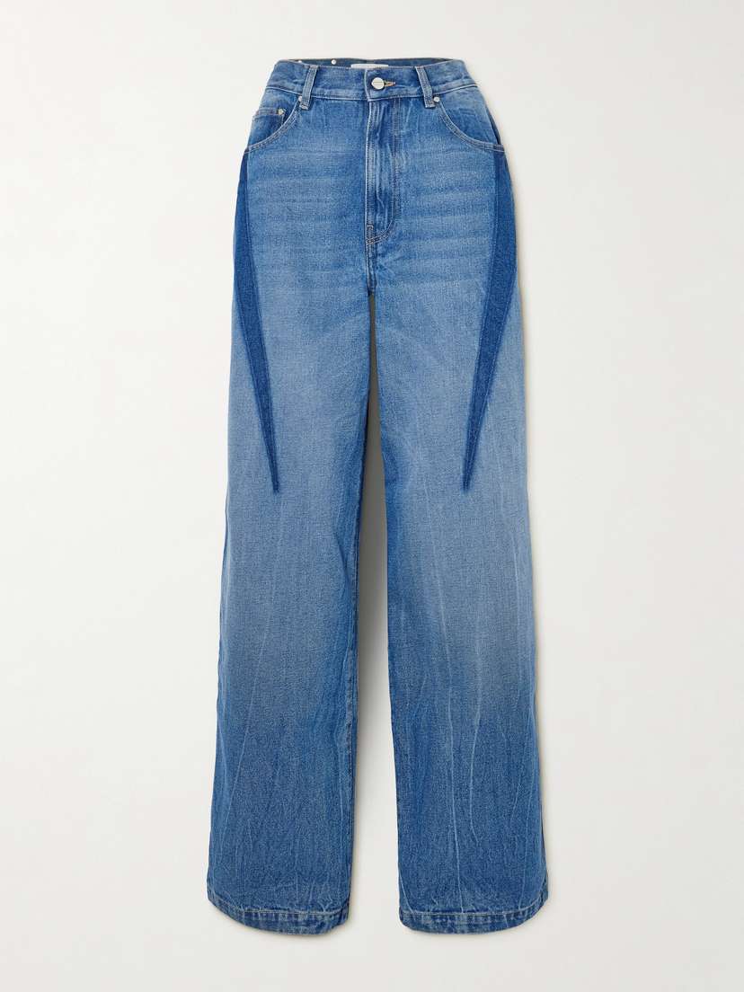 Dion Lee Paneled Boyfriend Jeans