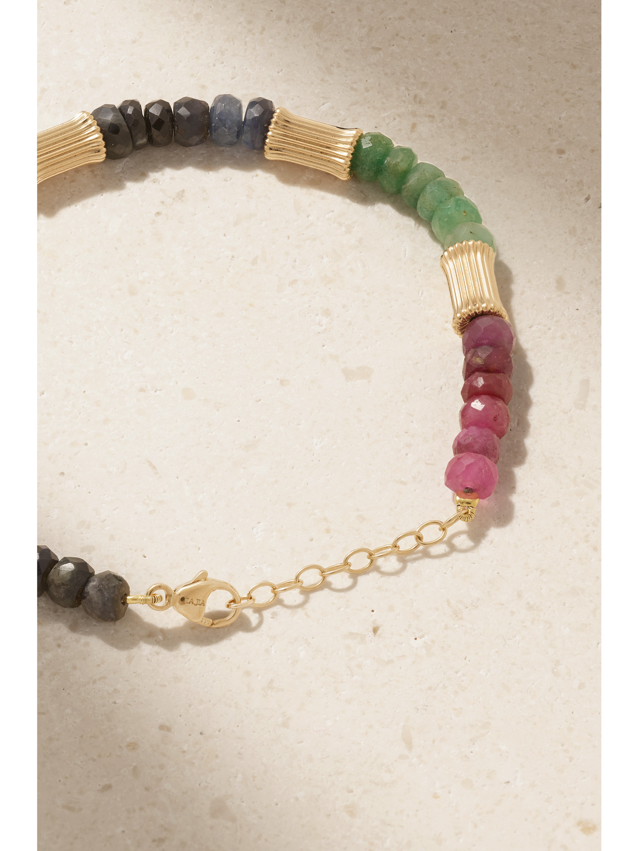 Jia Jia Jumbo Gold Sapphire Bracelet In Multi