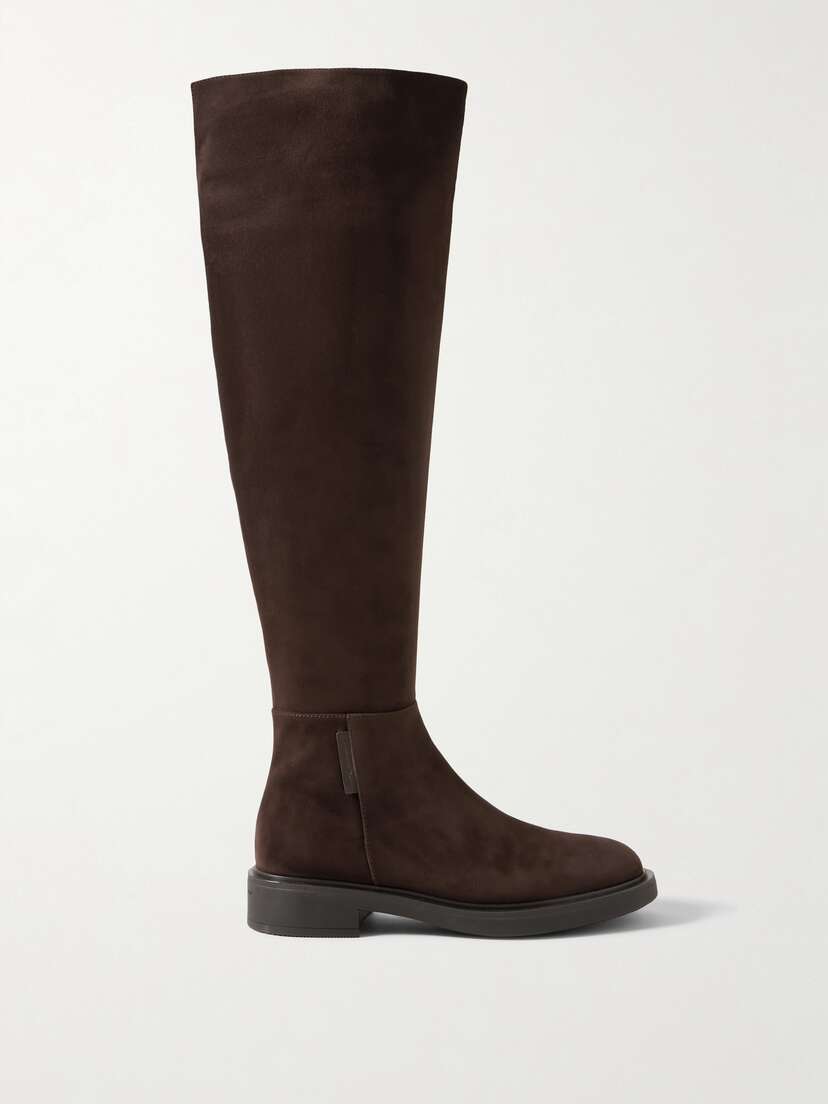Gianvito Rossi Lexington Suede Over-the-knee Boots