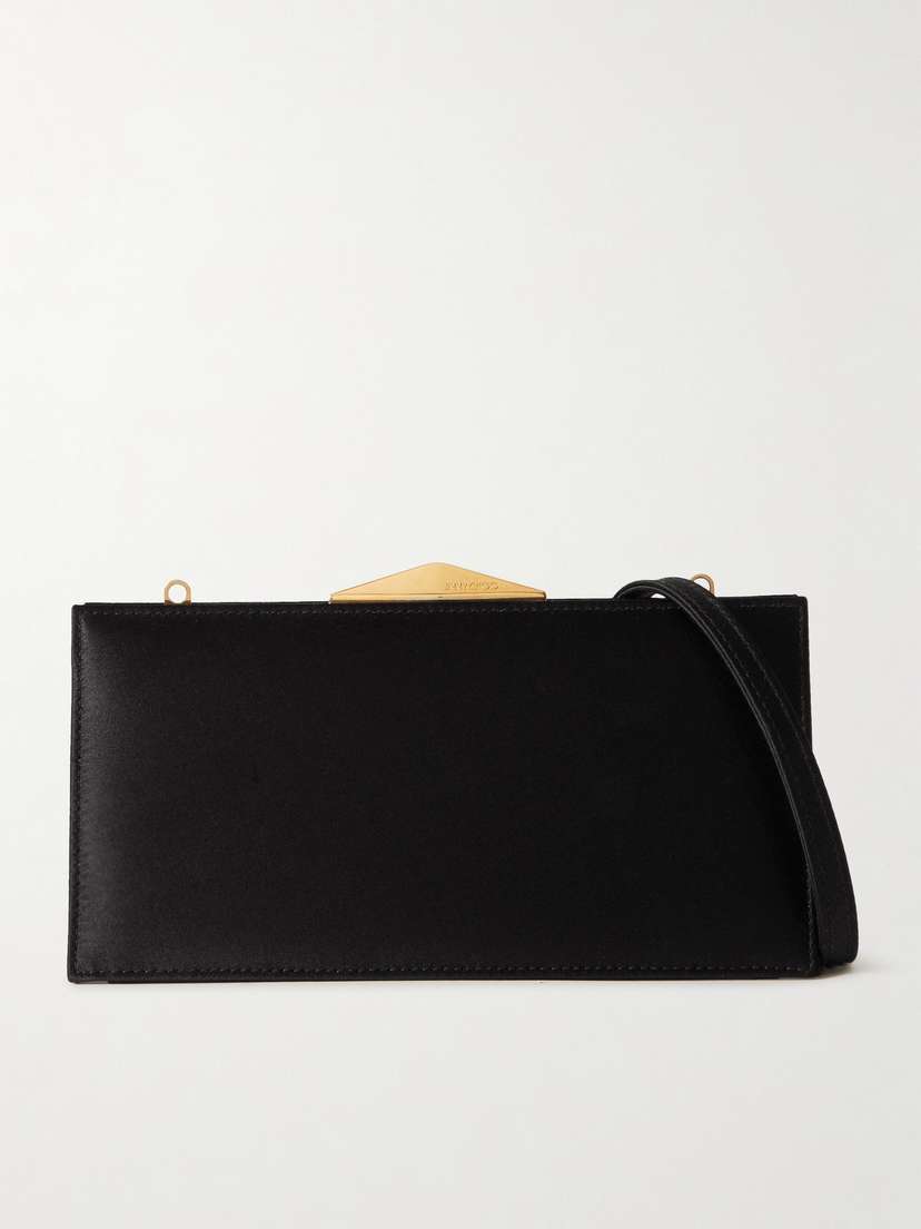 Jimmy Choo Diamond Cocktail Small Satin Clutch