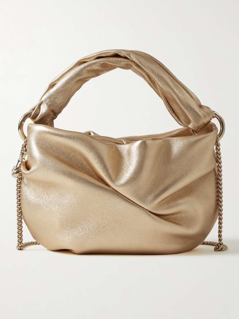Jimmy Choo Bonny Metallic Leather Tote