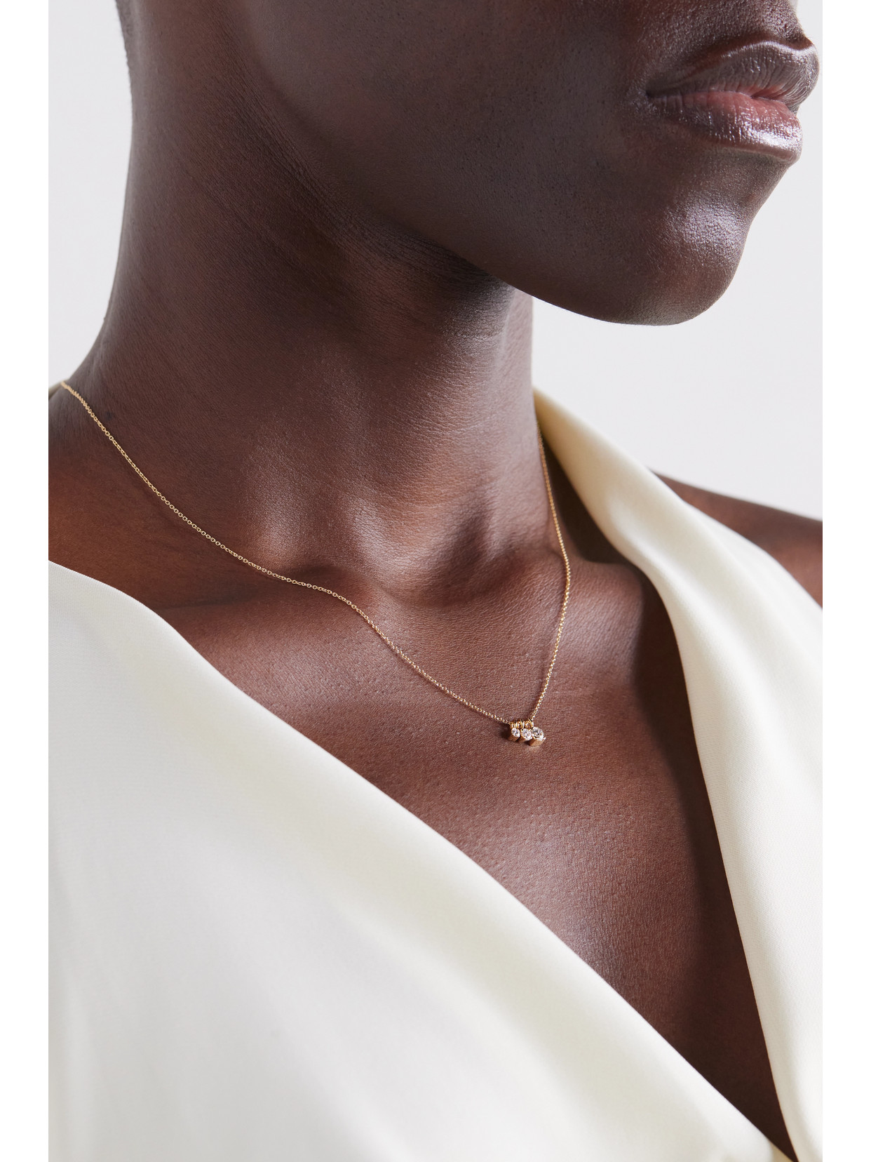 Sophie Bille Brahe Glaçon 18-karat Recycled Gold Diamond Necklace In Gold