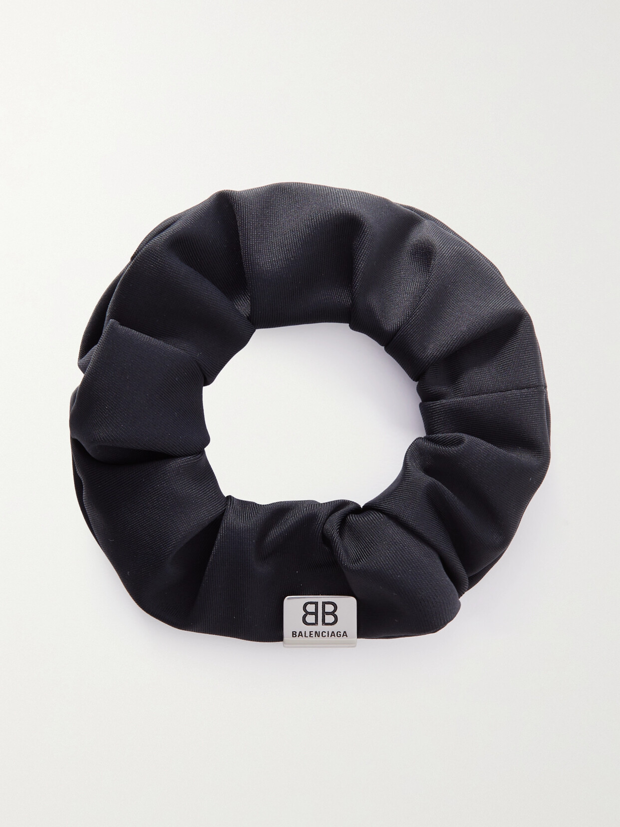 BALENCIAGA SCRUNCHIE HOLLI CANVAS HAIR TIE