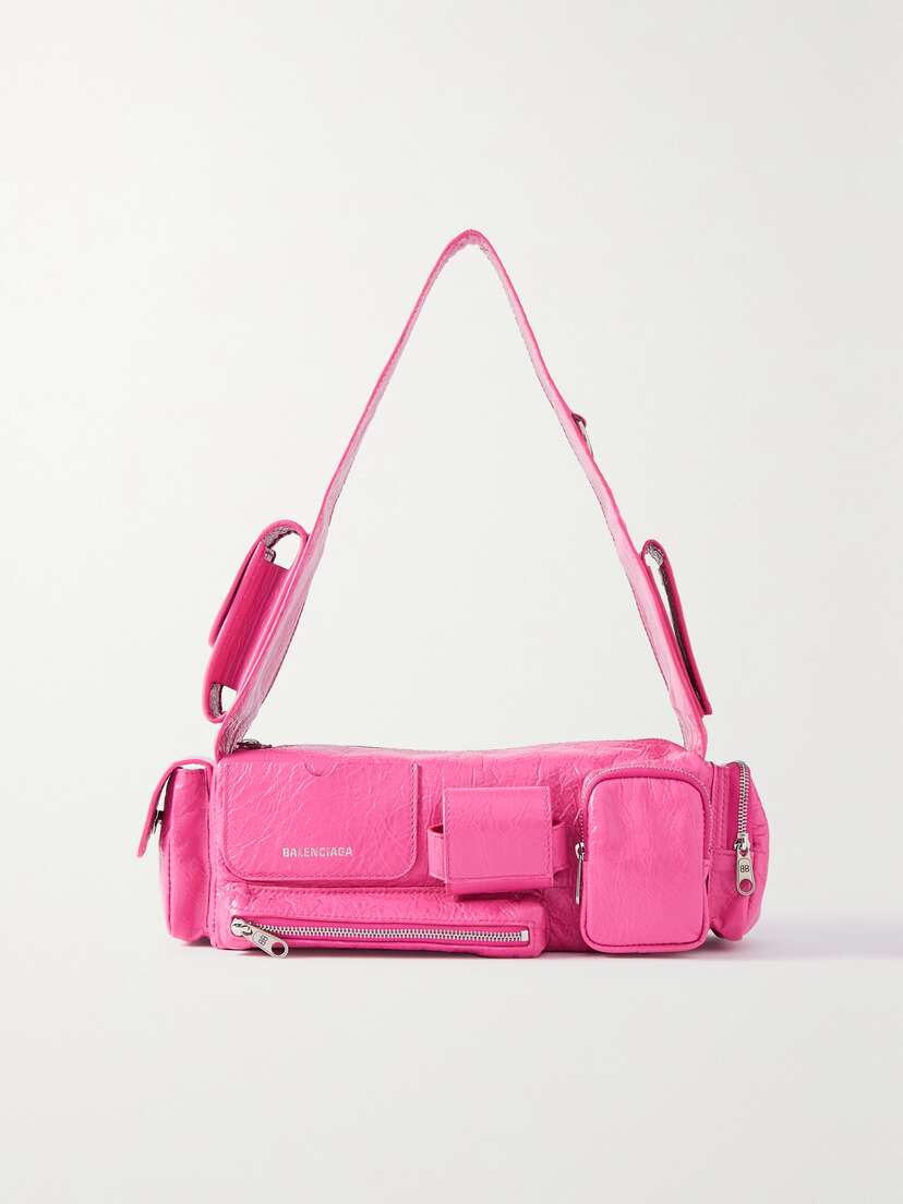 Balenciaga Superbusy Xs Embellished Leather Shoulder Bag