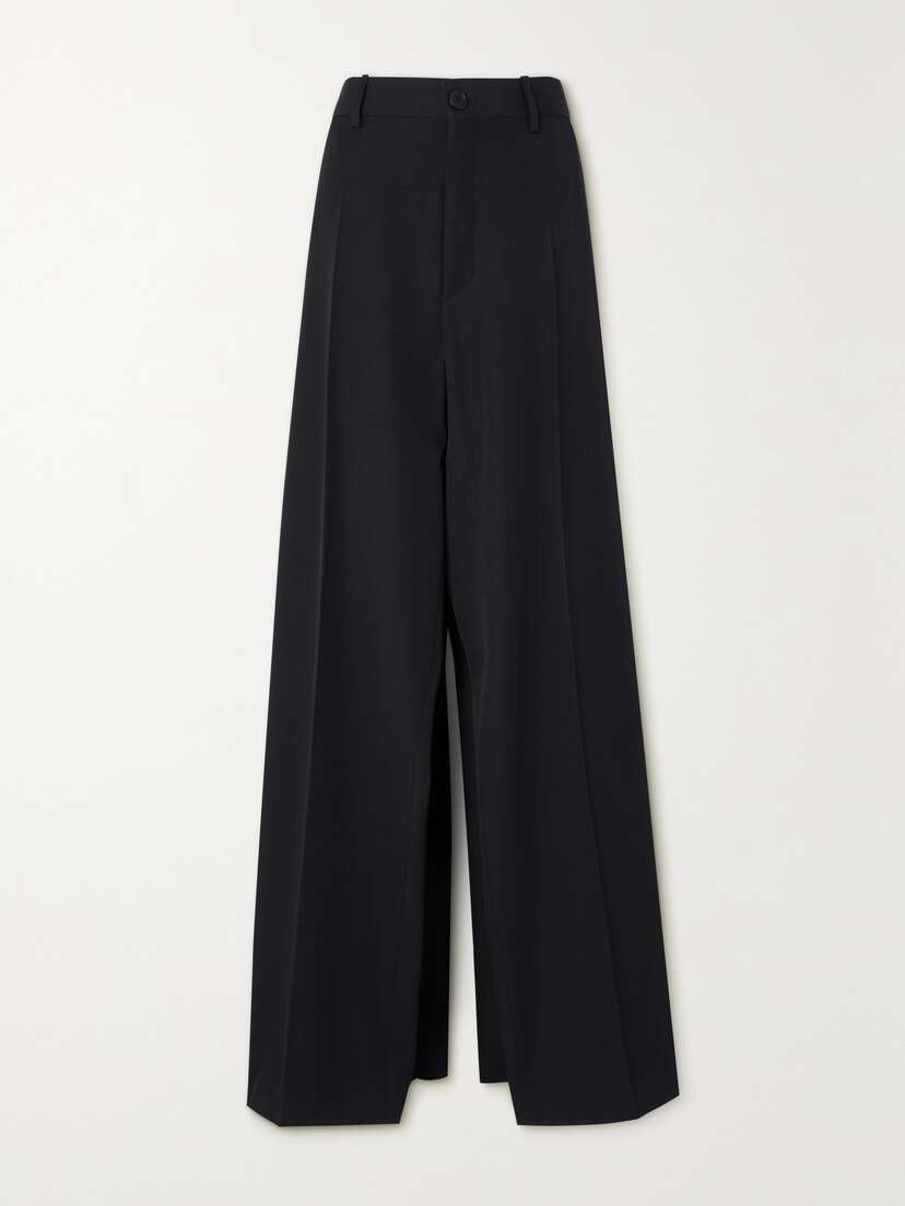 Balenciaga Pleated Wool-twill Pants