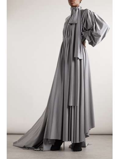 Recent Balenciaga Silk Stretch Dress