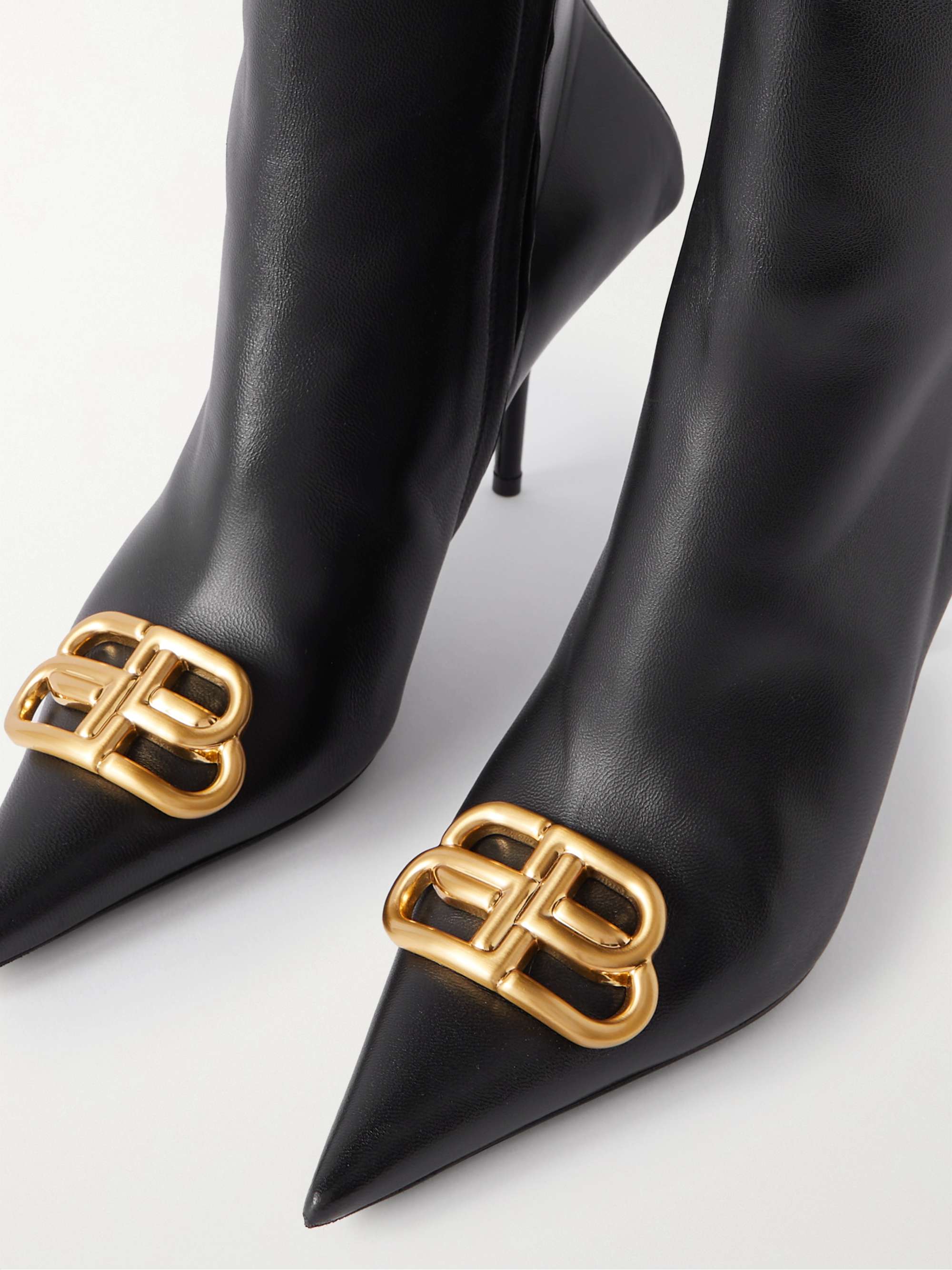 Balenciaga gold boots hotsell