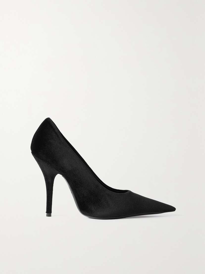 Balenciaga Knife Velvet Pumps