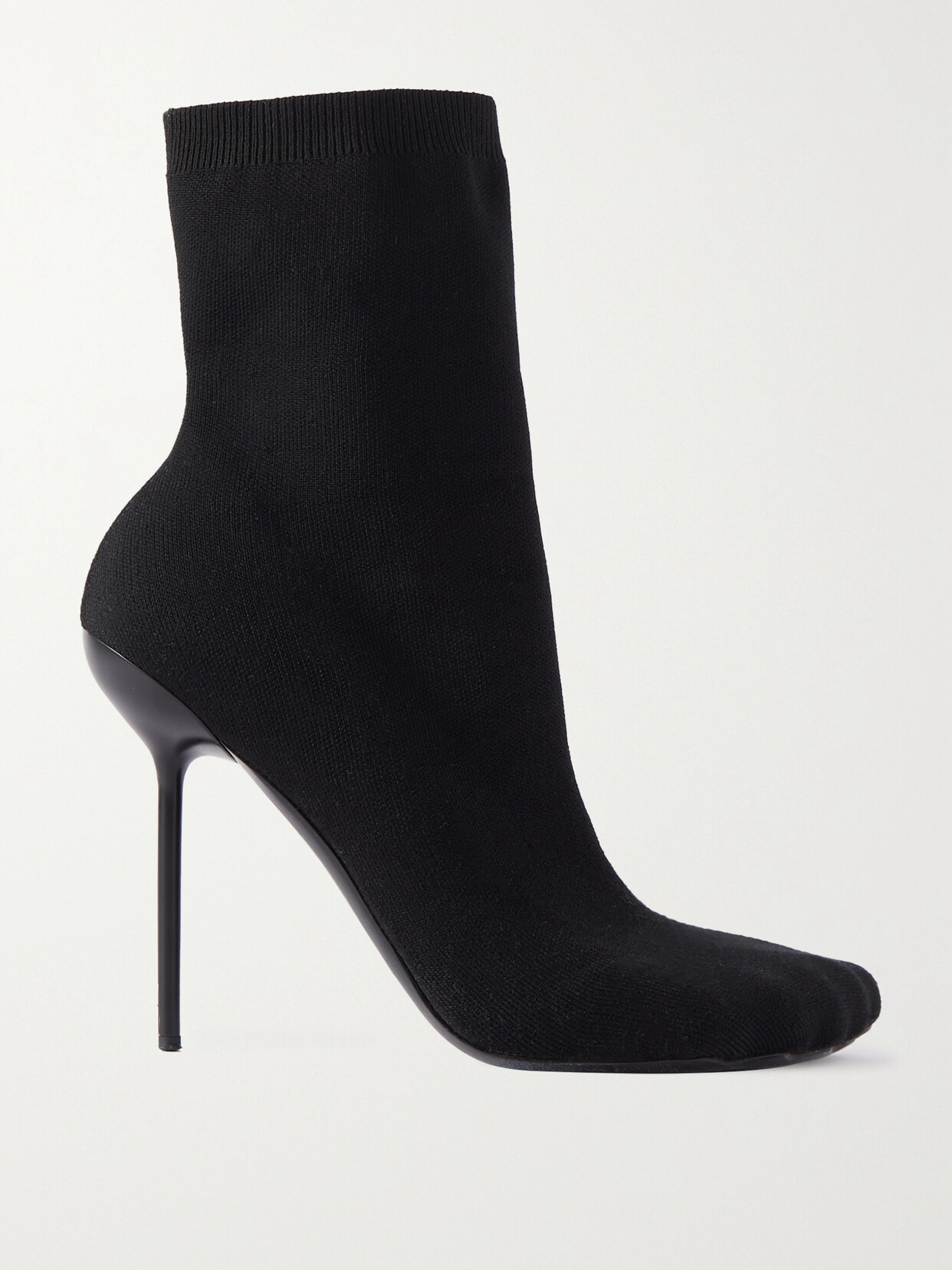 Balenciaga Anatomic Stretch-knit Sock Boots In Black