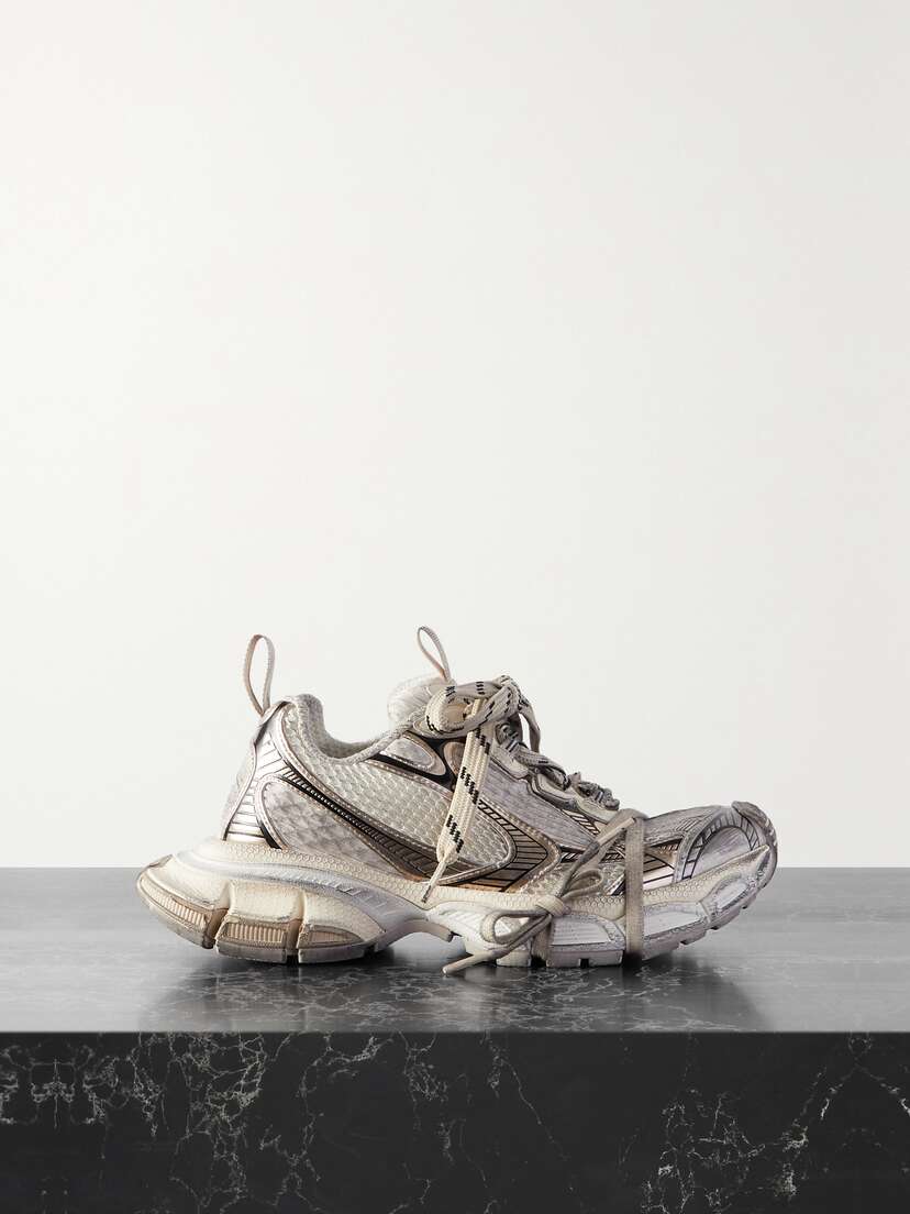 Balenciaga 3xl Mesh And Rubber Sneakers
