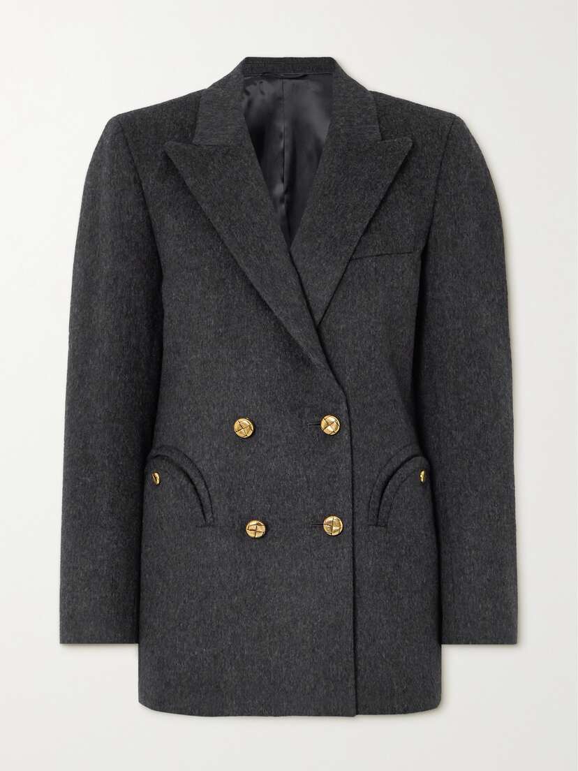 Blazé Milano Everyday Double-breasted Wool Blazer