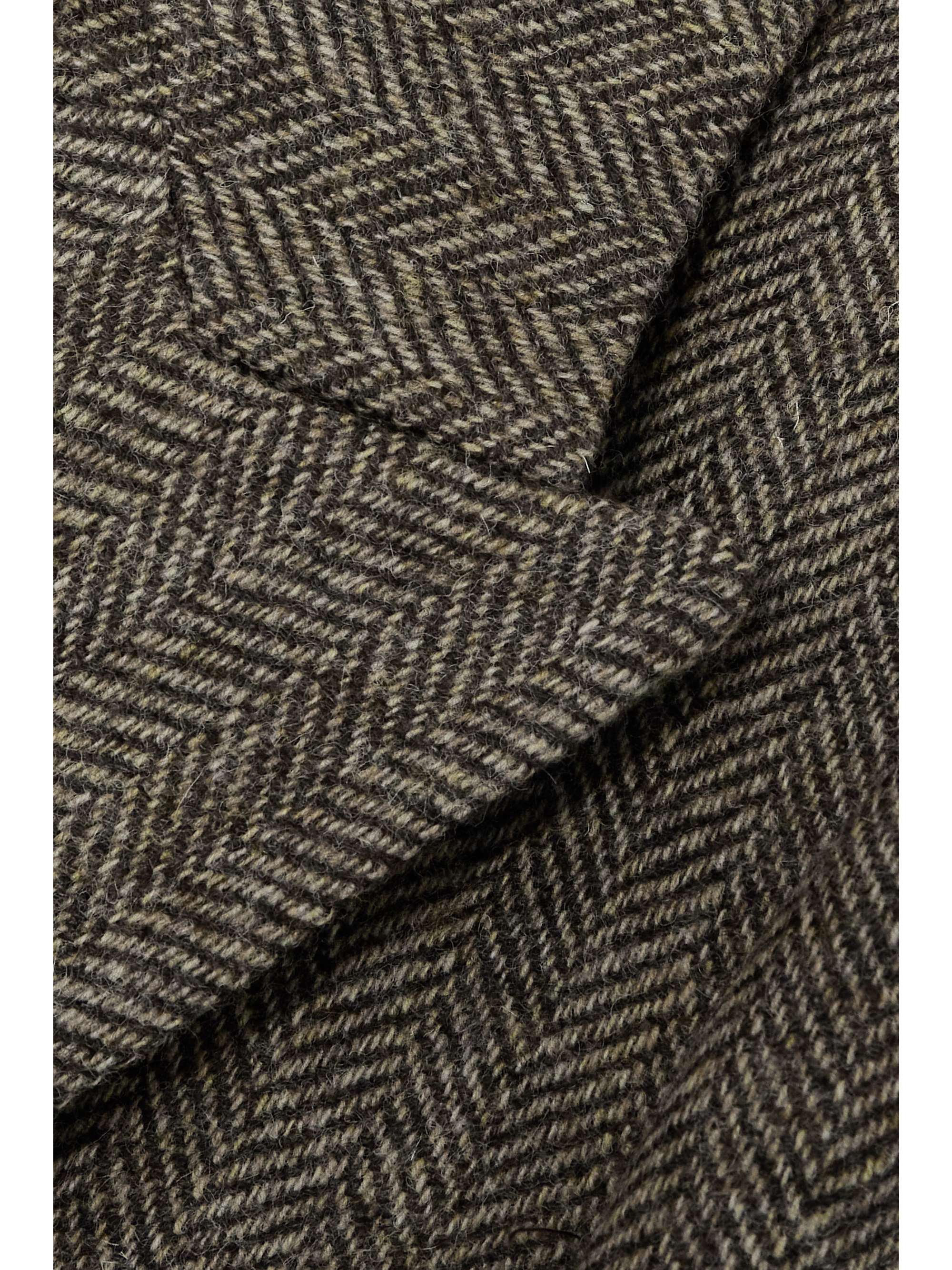 BLAZÉ MILANO Everynight double-breasted herringbone wool-tweed blazer ...