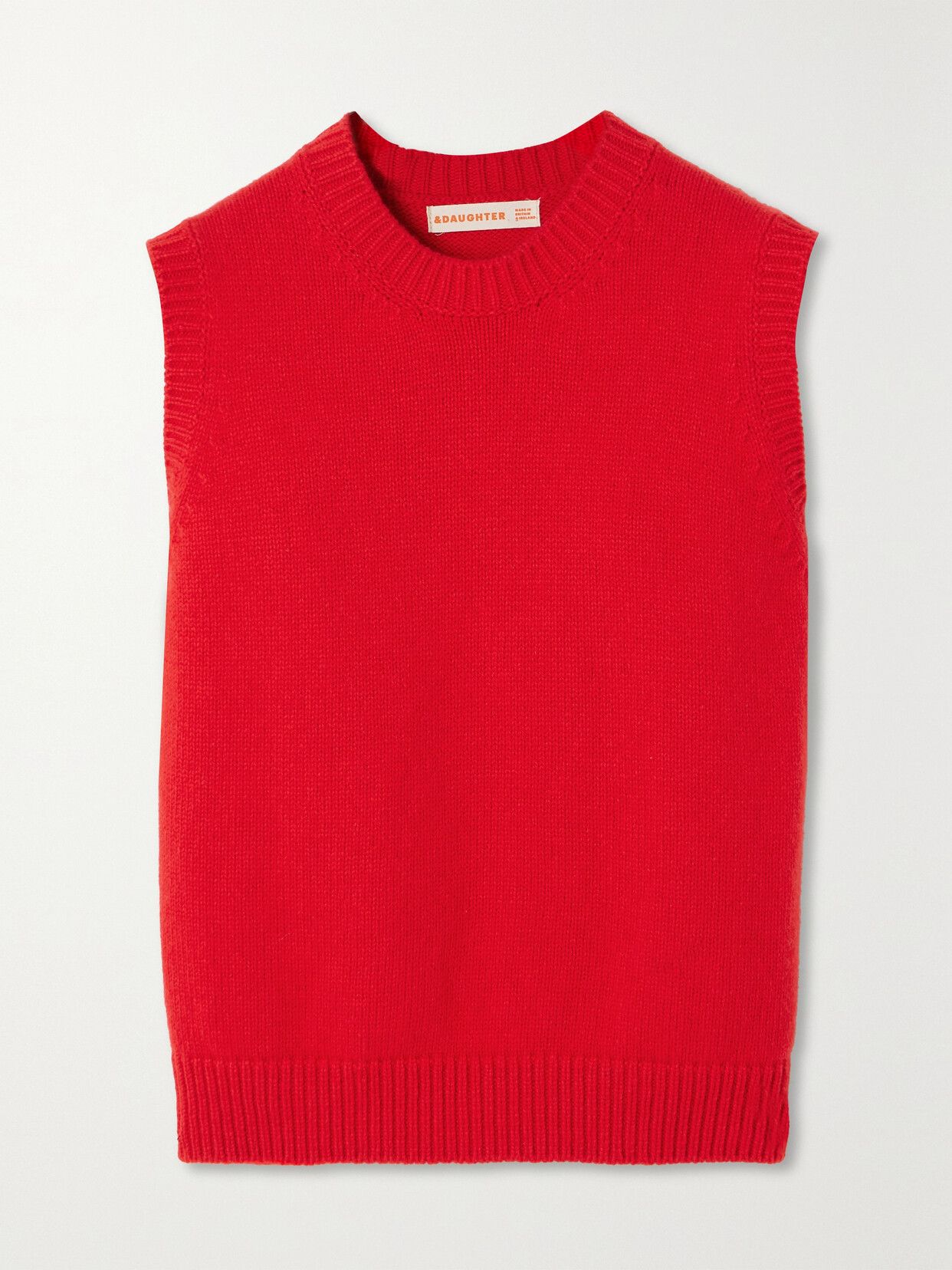 Daughter Delma Wool Tank In Red