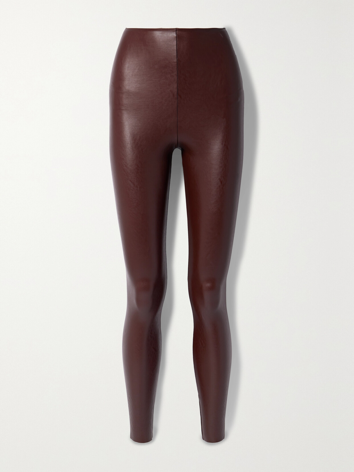 Commando Faux Stretch-leather Leggings - Burgundy