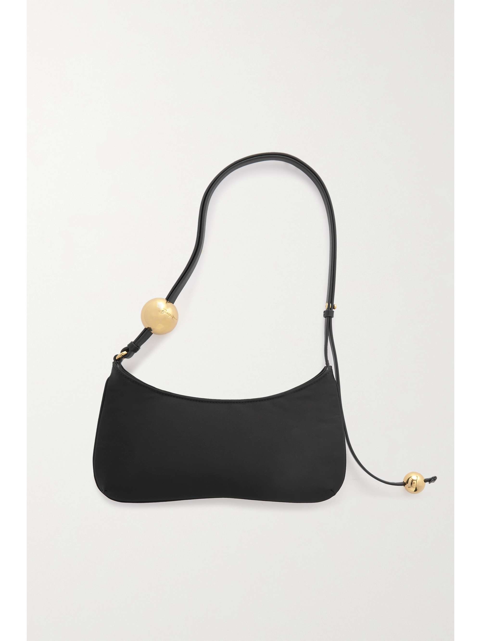 JACQUEMUS Le Bisou Perle embellished taffeta shoulder bag NETAPORTER