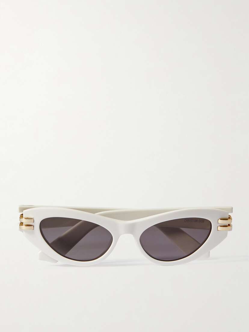 DIOR Eyewear Cdior B1u Cat-eye Acetate And Gold-tone Sunglasses