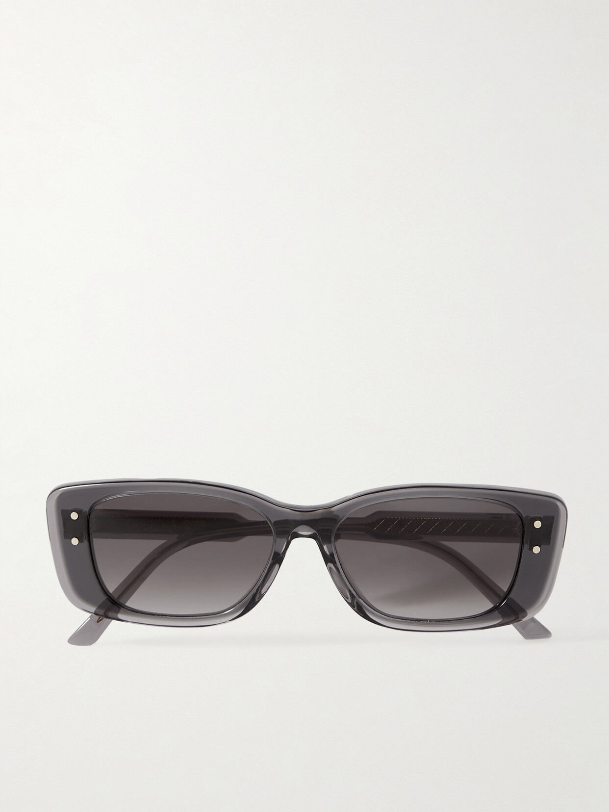 Dior Highlight S21 Rectangular-frame Acetate Sunglasses In Gray